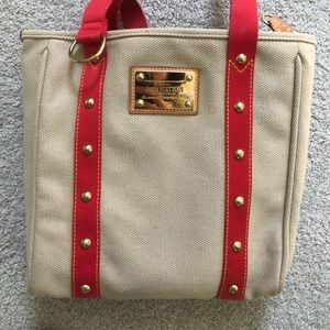 Canvas Louis Vuitton inventeur bag